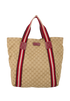 Sherry Line Tote Bag, &pound;230, Handbags, Beige/Red, Canvas, Front view